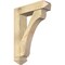 Ekena Millwork Legacy Arts and Crafts Rough Sawn Bracket w/ Offset Brace, Douglas Fir, 6"W x 22"D x 30"H BKT0604X22X30LEC03RDF - alternate 1